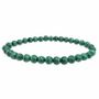Bracelets - Bracelet Malachite Clear AAA beads 5-6mm - ARABESK