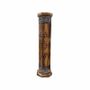Scents - Octagonal Tower Incense Holder in Mango Wood and Metal 30cm x2 - ARABESK