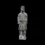 Sculptures, statuettes et miniatures - Statue noire en Terracotta Chevalier 22cm - ARABESK