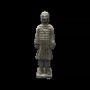Sculptures, statuettes and miniatures - Black Terracotta Knight Statue 50cm - ARABESK