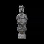 Sculptures, statuettes and miniatures - Black Terracotta Warrior Statue 12cm - ARABESK