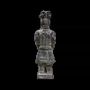 Sculptures, statuettes and miniatures - Black Terracotta Warrior Statue 12cm - ARABESK