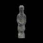 Sculptures, statuettes and miniatures - Black Terracotta Warrior Statue 12cm - ARABESK
