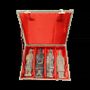 Sculptures, statuettes et miniatures - Coffret de 4 statues noires de Guerriers impériaux en terracotta 15cm - ARABESK