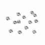 Jewelry - 925 Silver Donut Charm Beads 4mm x 20 - ARABESK