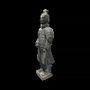 Sculptures, statuettes et miniatures - Statue Noire en Terracotta Guerrier 50cm - ARABESK