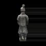 Sculptures, statuettes et miniatures - Statue Noire en Terracotta Guerrier 50cm - ARABESK
