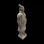 Sculptures, statuettes and miniatures - Black Terracotta Warrior Statue 25cm - ARABESK