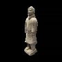 Sculptures, statuettes and miniatures - Black Terracotta Warrior Statue 25cm - ARABESK