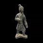 Sculptures, statuettes et miniatures - Statue Noire Guerrier d'Infanterie en Terracotta 35cm - ARABESK