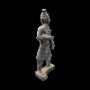 Sculptures, statuettes et miniatures - Statue Noire Guerrier d'Infanterie en Terracotta 35cm - ARABESK