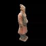 Sculptures, statuettes and miniatures - Antique Colorful Terracotta Warriors with Armor Statue 38cm - ARABESK