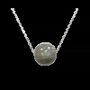 Jewelry - 925 Silver Necklace Labradorite Stone A+ Ball 12mm - ARABESK