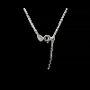 Bijoux - Collier Argent 925 Quartz Rose A Boule 12mm - ARABESK
