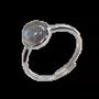 Jewelry - 925 Silver Ring Adjustable Round Labradorite A+ 8mm - ARABESK