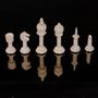 Gifts - Mother of Pearl and Olive Wood Backgammon & Chess Board Set - MAISON ROSHI - LUXURY ENTERTAINMENT CABINETS