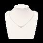 Bijoux - Collier Argent 925 Citrine Naturelle et Strass Facetée AA 5mm - ARABESK