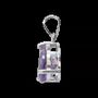 Jewelry - 925 Silver Drop Pendant Amethyst AA Faceted 8x10 mm - ARABESK