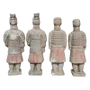 Sculptures, statuettes et miniatures - Statue Colorée Antique en Terracotta Guerrier Mix 16cm X 4 pcs - ARABESK