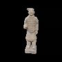 Sculptures, statuettes et miniatures - Statue Colorée Antique Terracotta Guerrier 20cm - ARABESK