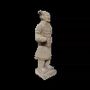 Sculptures, statuettes et miniatures - Statue Colorée Antique Terracotta Guerrier 20cm - ARABESK