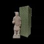 Sculptures, statuettes et miniatures - Statue Colorée Antique Terracotta Guerrier 20cm - ARABESK