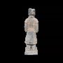 Sculptures, statuettes et miniatures - Statue Colorée Antique en Terracotta Général 20cm - ARABESK