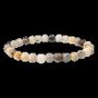 Bracelets - Bracelet Agate Plume perles 6mm - ARABESK