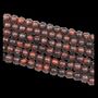 Jewelry - Bull's Eye beads 8mm on 40cm thread - ARABESK