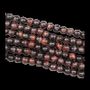 Jewelry - Bull's Eye beads 10mm on 40cm thread - ARABESK