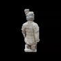 Sculptures, statuettes et miniatures - Statue Colorée Antique Archer Agenouillé en Terracotta 26 cm - ARABESK