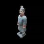 Sculptures, statuettes et miniatures - Statue Colorée Antique en Terracotta Guerrier 25cm - ARABESK