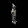 Sculptures, statuettes and miniatures - Black Terracotta Warrior Statue 25cm - ARABESK
