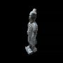 Sculptures, statuettes and miniatures - Black Terracotta Warrior Statue 25cm - ARABESK