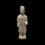 Sculptures, statuettes et miniatures - Statue Colorée Antique Guerriers avec Armure en Terracotta 26cm - ARABESK