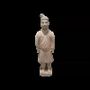 Sculptures, statuettes et miniatures - Statue Colorée Antique en Terracotta Guerrier 22cm - ARABESK