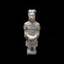 Sculptures, statuettes et miniatures - Statue Colorée Antique en Terracotta Général 22cm - ARABESK