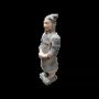 Sculptures, statuettes et miniatures - Statue Colorée Antique en Terracotta Général 22cm - ARABESK