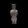 Sculptures, statuettes et miniatures - Statue Colorée Antique en Terracotta Général 22cm - ARABESK