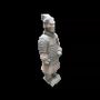 Sculptures, statuettes and miniatures - Antique Colorful Statue Warriors with Terracotta Armor 23cm - ARABESK