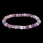Bracelets - Multicolored Fluorite bracelet AAA beads 6mm - ARABESK