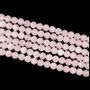 Bijoux - Calcite Rose AA 6mm sur fil 40cm - ARABESK