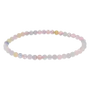 Bracelets - Bracelet Béryls Aigue marine & Morganite A perles 4-5mm - ARABESK