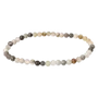 Bracelets - Bracelet Agate Feather beads 4mm - ARABESK