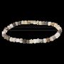 Bracelets - Bracelet Agate Plume perles 4mm - ARABESK