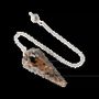 Jewelry - Conical Dendrite Agate Pendulum 6 Sides - ARABESK