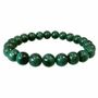 Bracelets - Dark AA Malachite Bracelet Beads 8-9mm - ARABESK