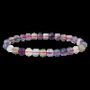 Bracelets - Multicolored Fluorite bracelet AA beads 7mm - ARABESK
