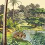 Poster - Coconut Tree Illustration - PARADISIO IMAGINARIUM
