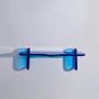 Shelves - PLUMP Shelf in Blue Polyurethane Resin - TULESTE FACTORY